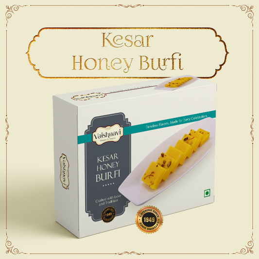 Kesar Honey Burfi