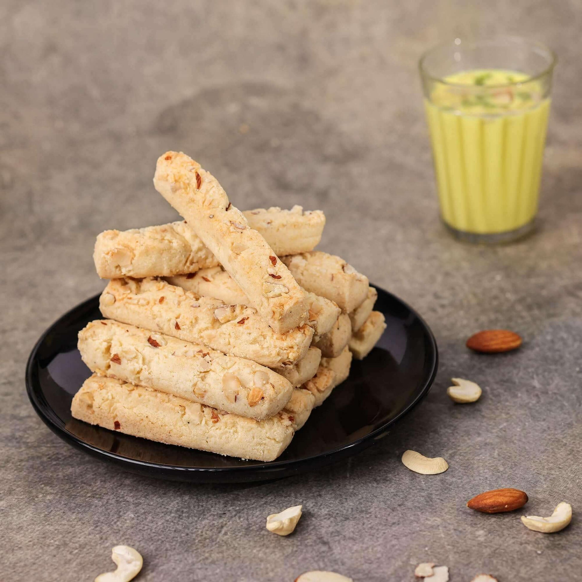 Almond Stick Biscuits - Buy Online from Shree Vaishnavi Sweets & Snacks for Delivery South Indian Snacks