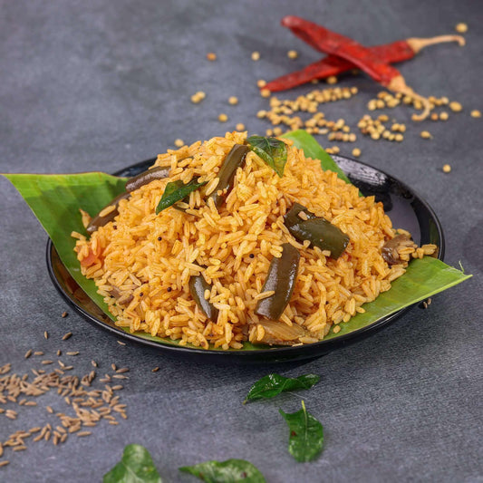 Order traditional Vangi Bath Powder online for an authentic South Indian culinary experience.